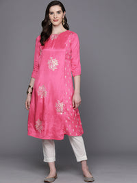 Thumbnail for Biba Ethnic Motifs Printed Layered Fusion Kurta - Distacart