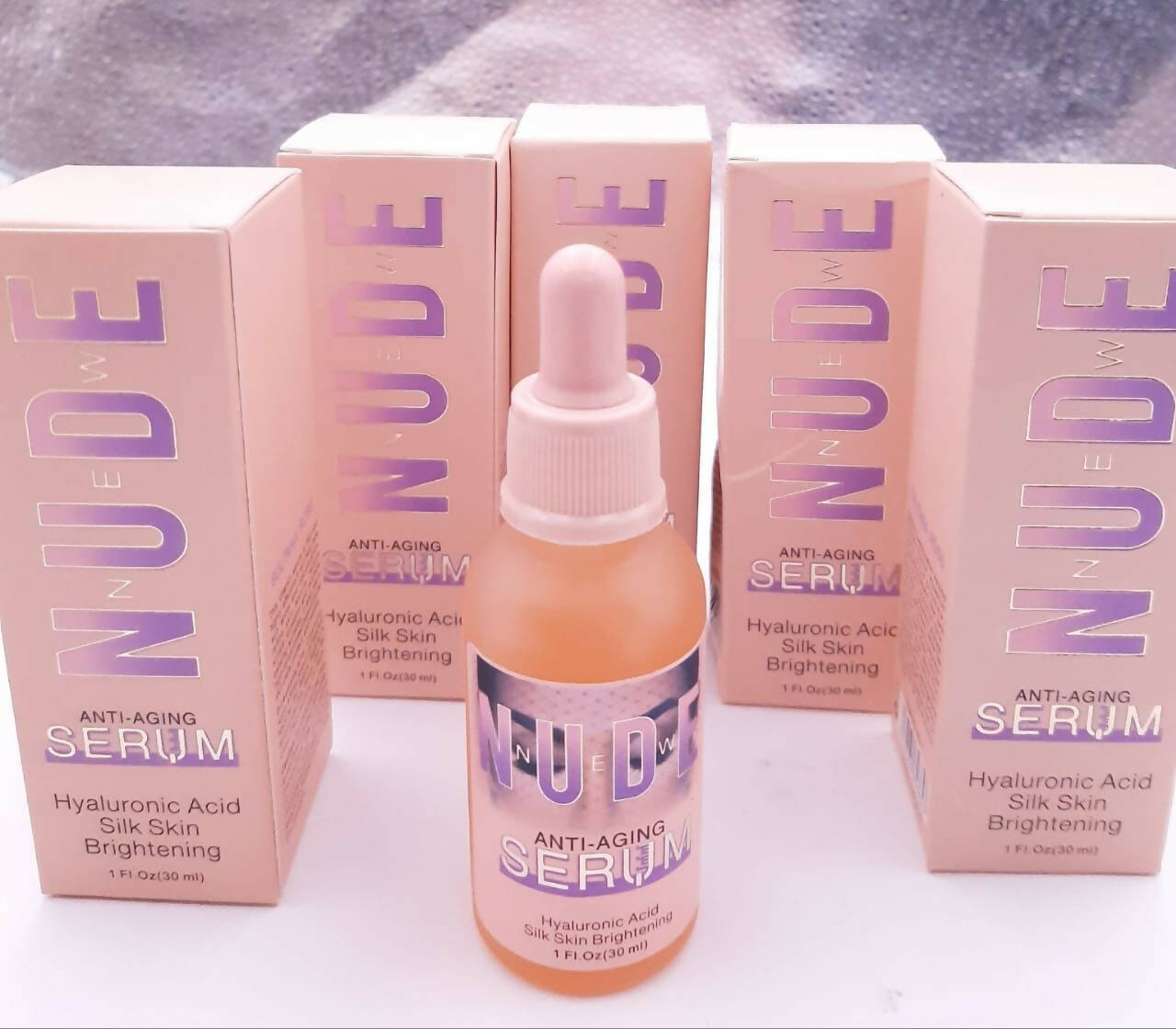 Favon New Nude Anti Ageing Serum with Hyaluronic Acid for Skin Brightening - Distacart