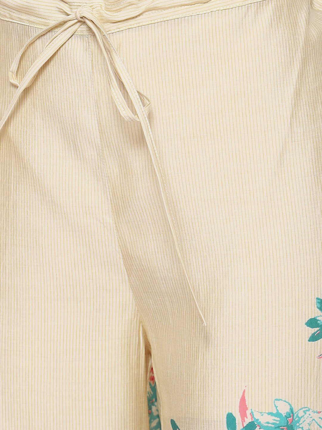 Biba Floral Printed Kurta with Trousers - Distacart