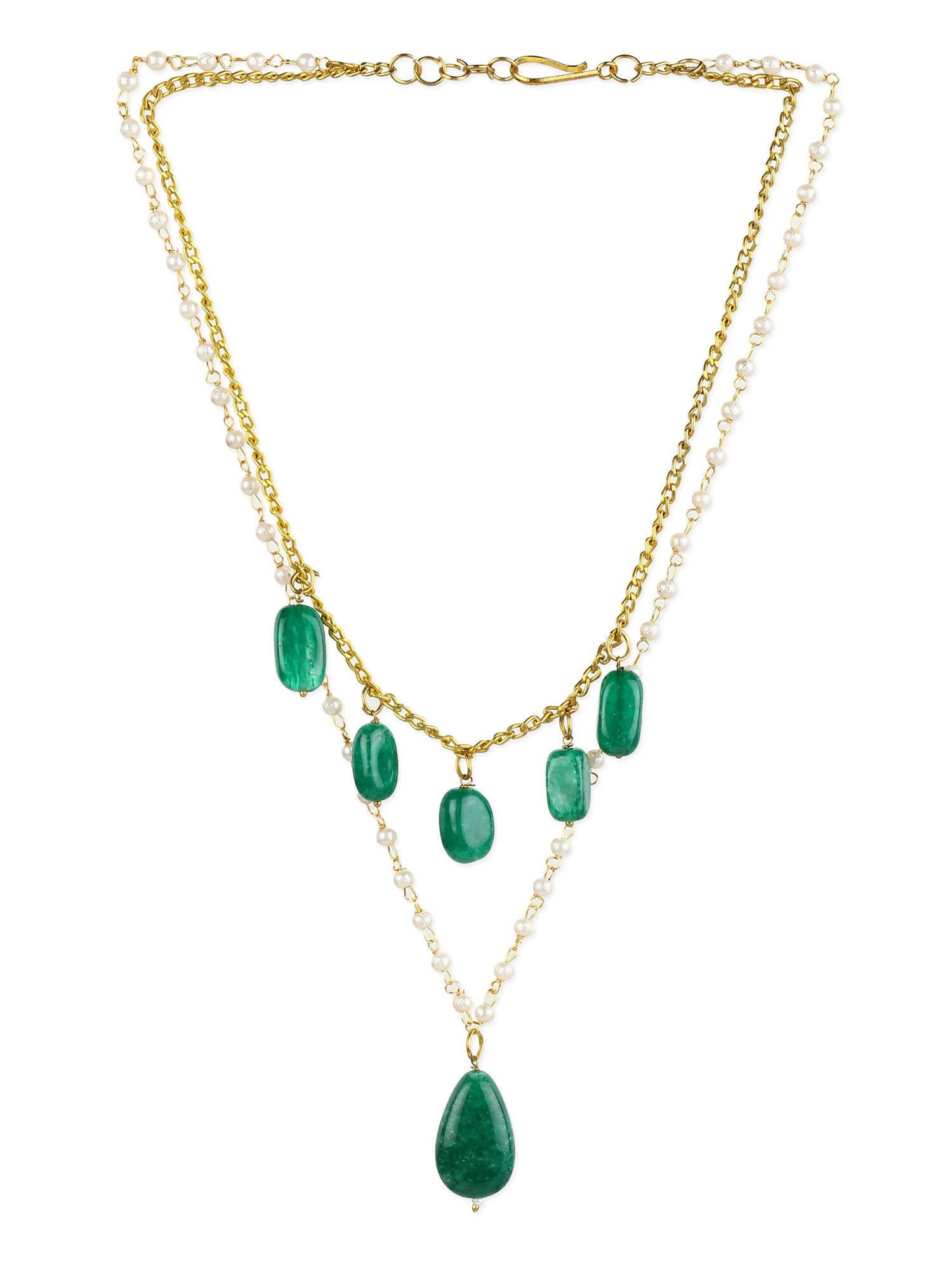Women's Gold-Plated Necklace - Ruby Raang - Distacart
