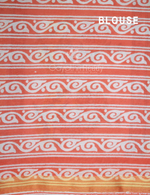Thumbnail for Creame Coloured Combination Printed Cotton Saree By Gayathri Reddy Designer Studio - Distacart