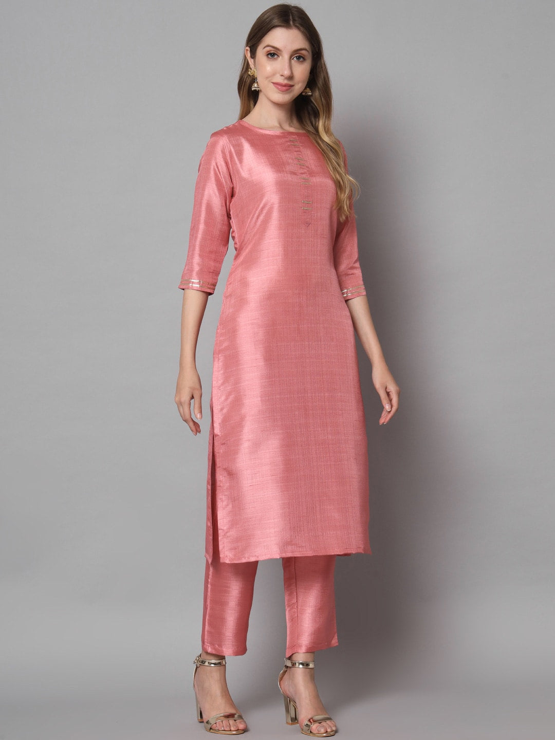 Kalini Regular Kurta with Trousers & Dupatta - Distacart
