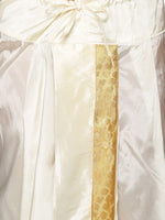 Thumbnail for Sethukrishna Men Gold-Toned Ethnic Motifs Woven Design Kurta with Dhoti Pants - Distacart