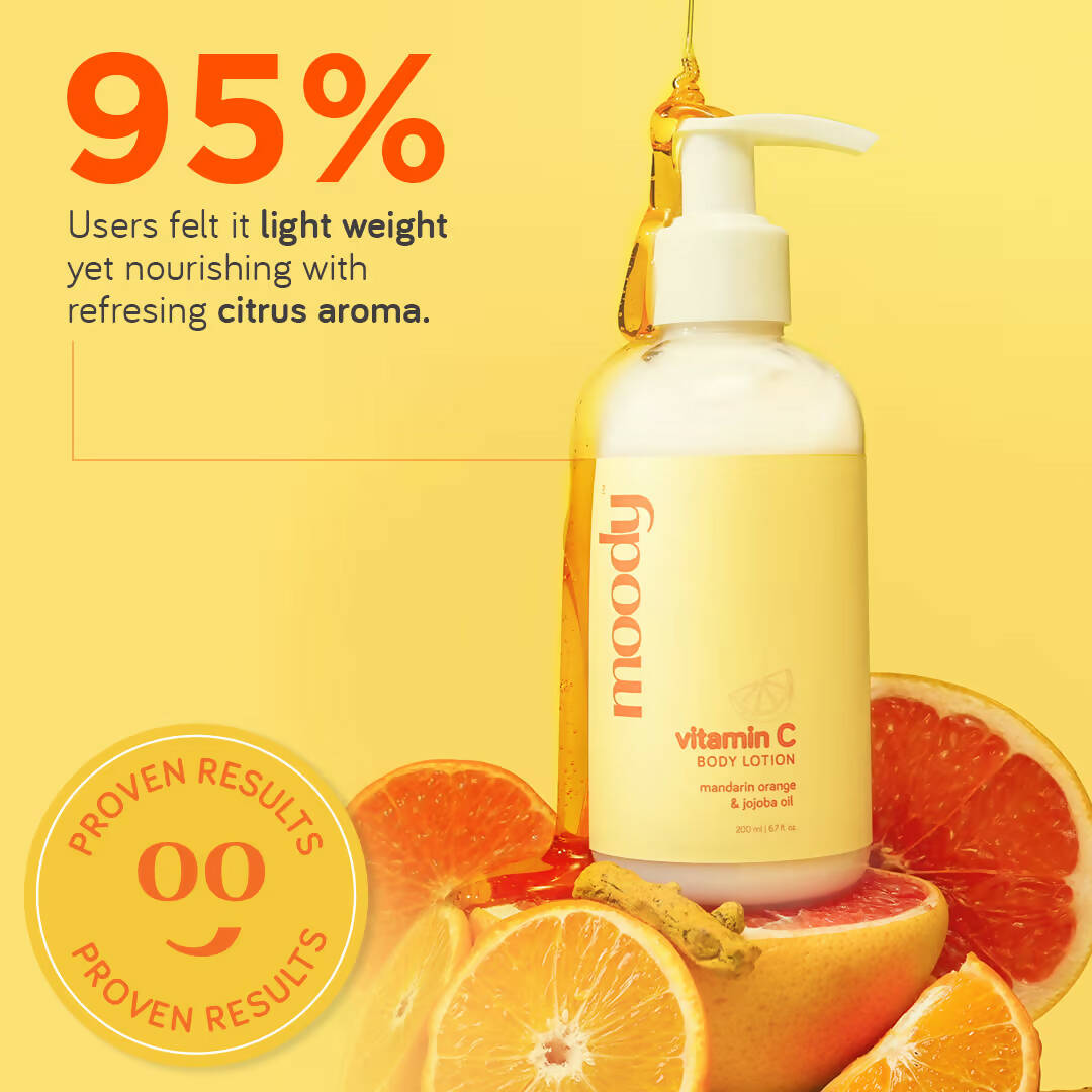 Moody Vitamin C Body Lotion with Mandarin Orange & Jojoba Oil - Distacart