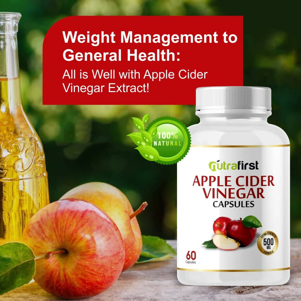 Nutrafirst Apple Cider Vinegar Capsules - Distacart