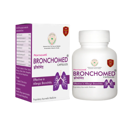 Pentacare Ayurveda Bronchomed Capsules - Distacart