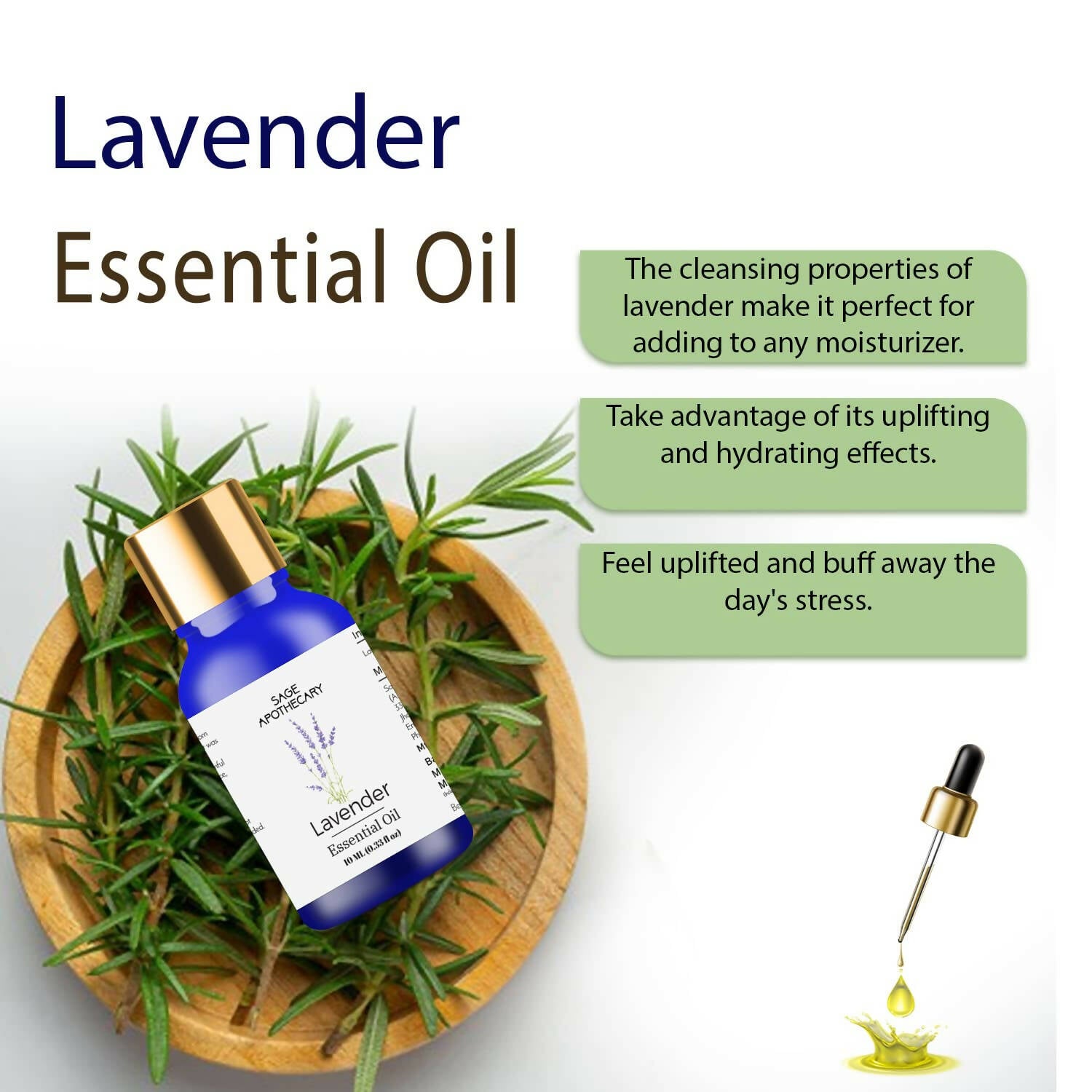 Sage Apothecary Lavender Essential Oil - Distacart