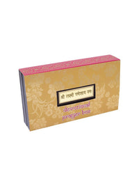 Thumbnail for Golden Peacock 24 KT Gold Plated Laxmi, Ganesha, Saraswati Pooja Box - Distacart