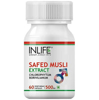 Thumbnail for Inlife Safed Musli Extract Capsules - Distacart