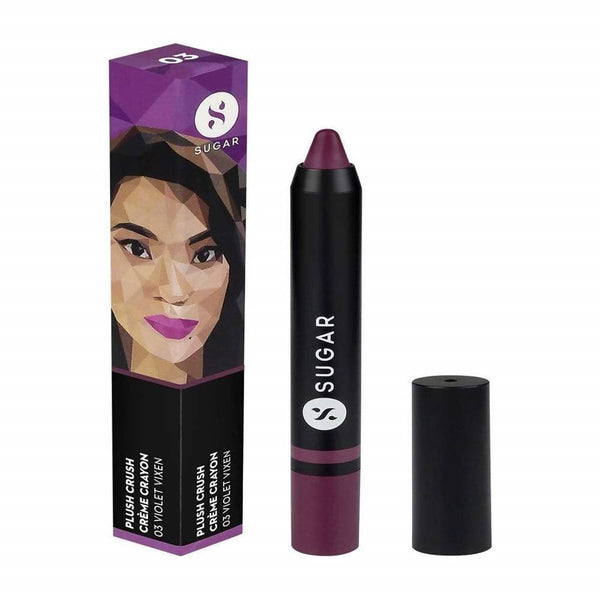 Sugar Plush Crush Creme Crayon - Violet Vixen (Warm Purple with hints of pink) - Distacart