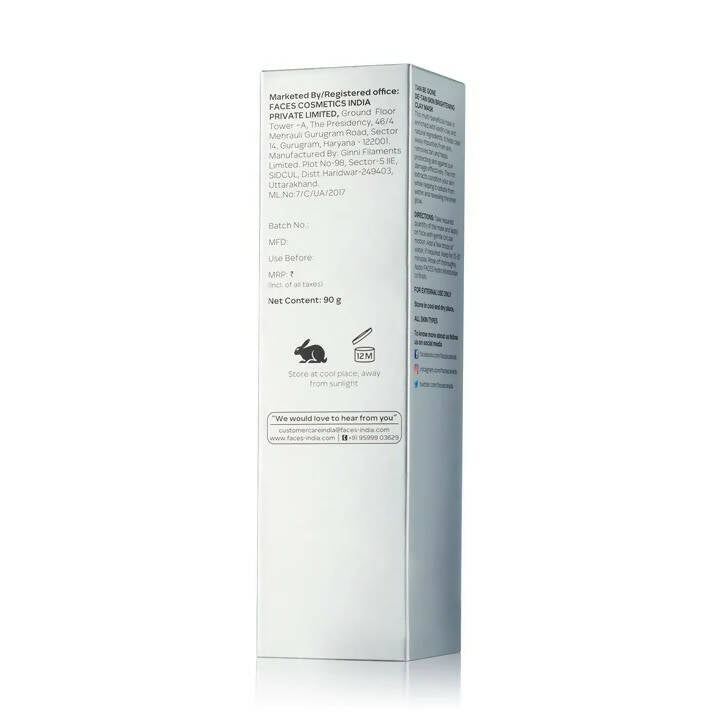 Faces Canada Tan Be Gone! De Tan Skin Brightening Clay Mask - Distacart