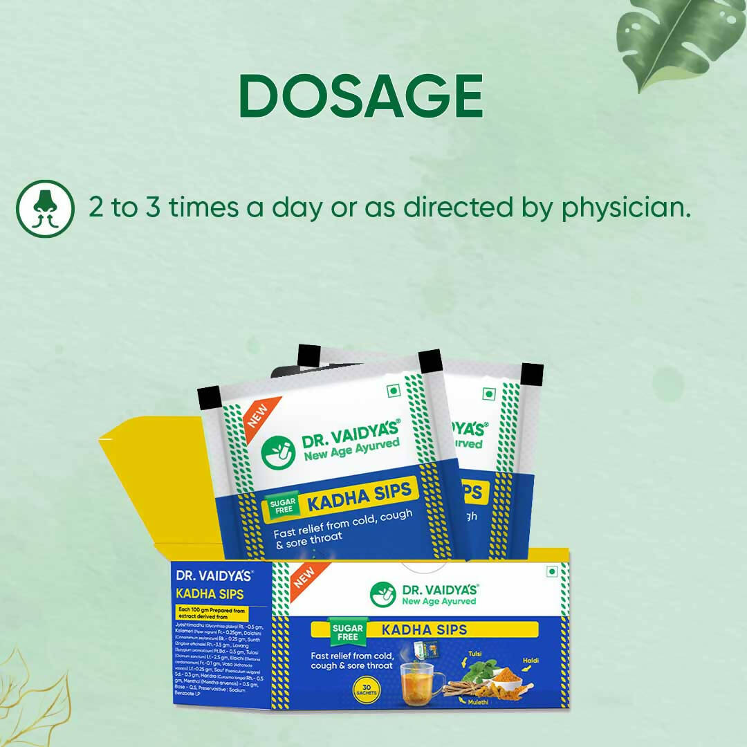 Dr. Vaidya's Kadha Sips - Distacart