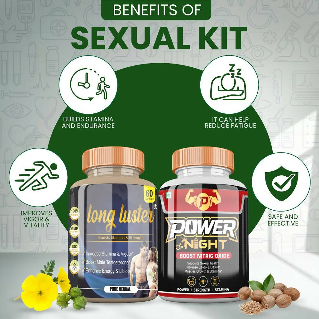 Divya Shree Long Luster and Power of Night Capsule Combo - Distacart