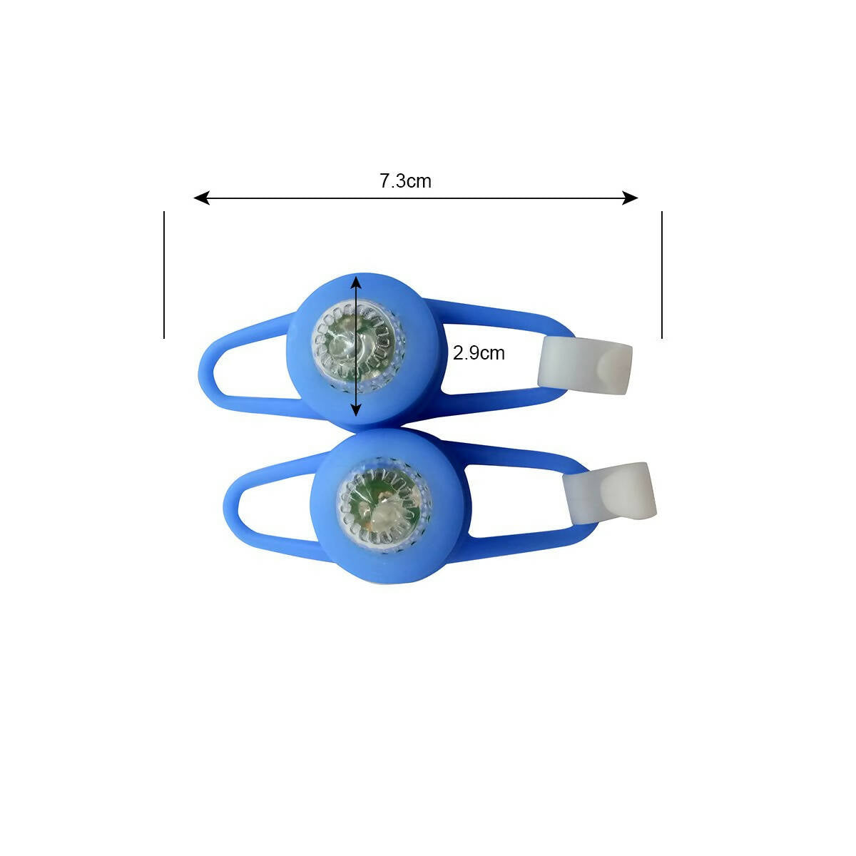 Safe-O-Kid Safe-O-Kid Bicycle/Baby Stroller Led Light With Sos Signal Light Complete Front & Rear Road Safety - Blue - Distacart
