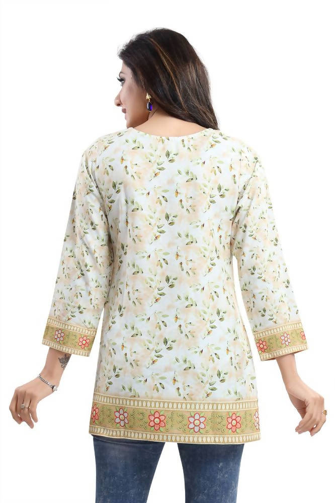 Snehal Creations Adorable Amaze Printed Short Kurti Tunic Top