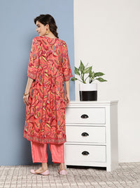 Thumbnail for InWeave Women's Camellia V Neck Kurta Set - Distacart