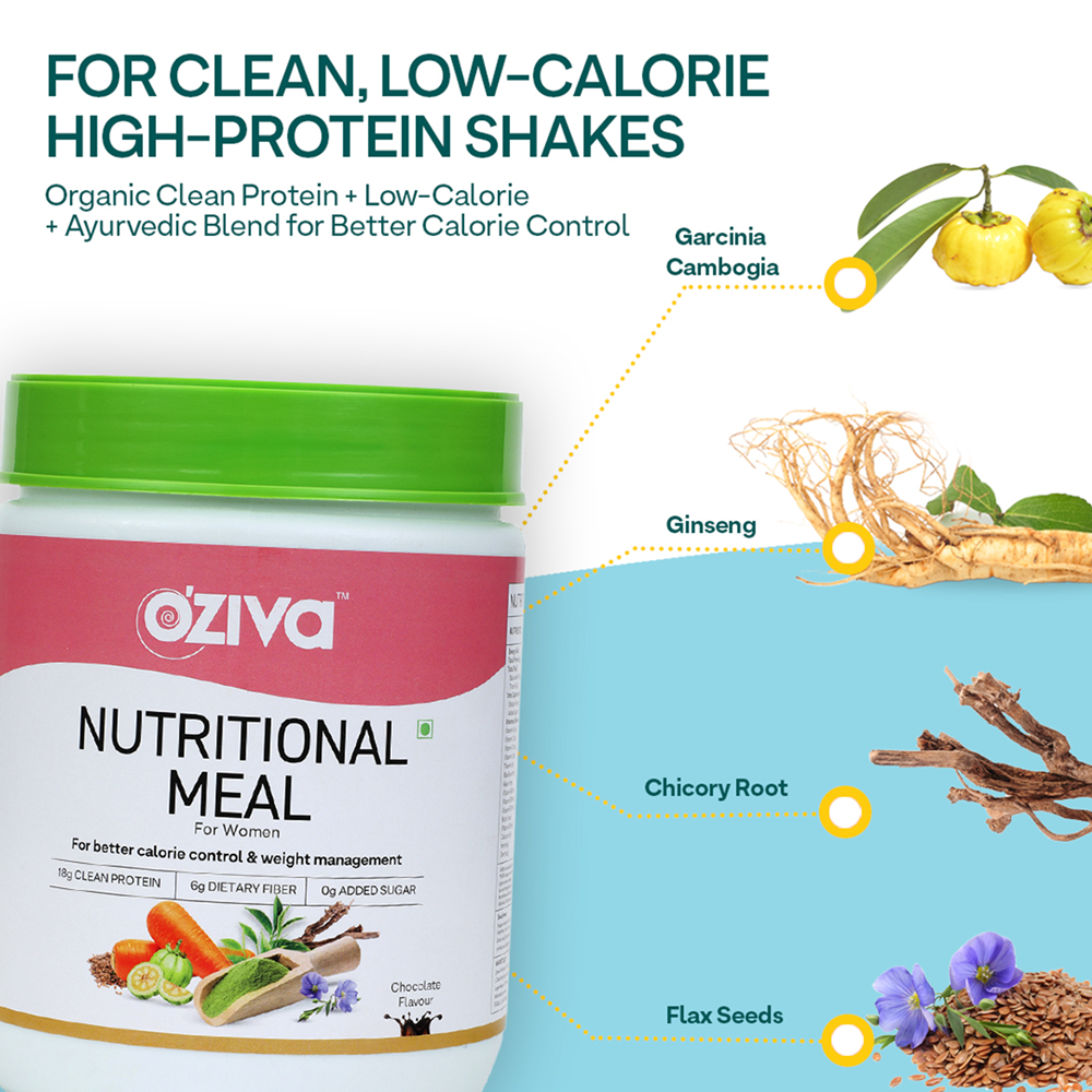 OZiva Nutritional Meal for Women Ingredients