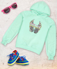 Thumbnail for Girls Printed Hooded Sweatshirt - Mini Marvels - Distacart