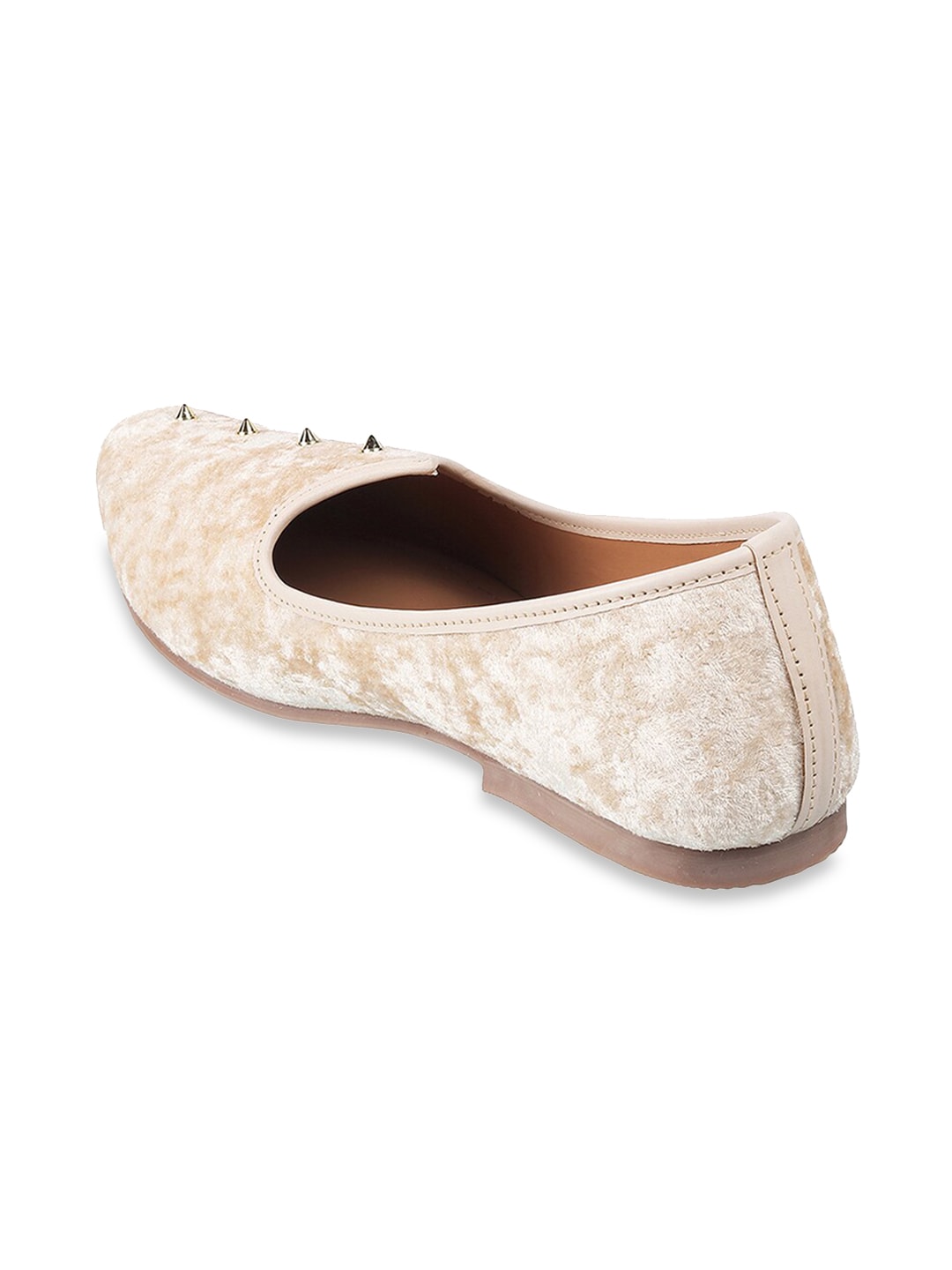 Mochi Men Gold-Toned Ethnic Shoe-Style Sandals - Distacart