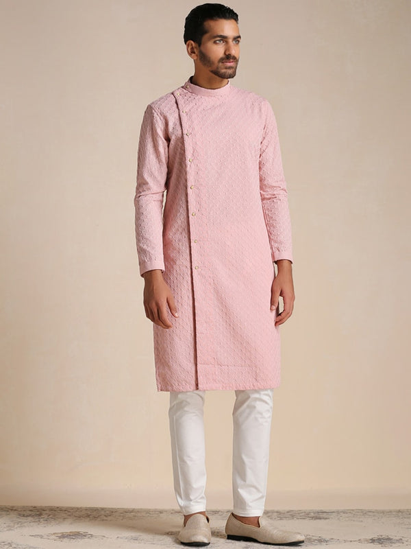 Manyavar Men Embroidered Kurta with Pyjamas - Distacart