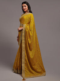Thumbnail for Kalini Floral Embroidered Saree - Distacart