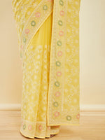Thumbnail for Soch Ethnic Motifs Embroidered Saree - Distacart