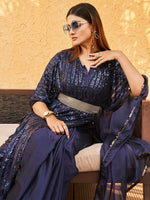 Thumbnail for Tikhi Imli Embellished Kaftan Saree - Distacart