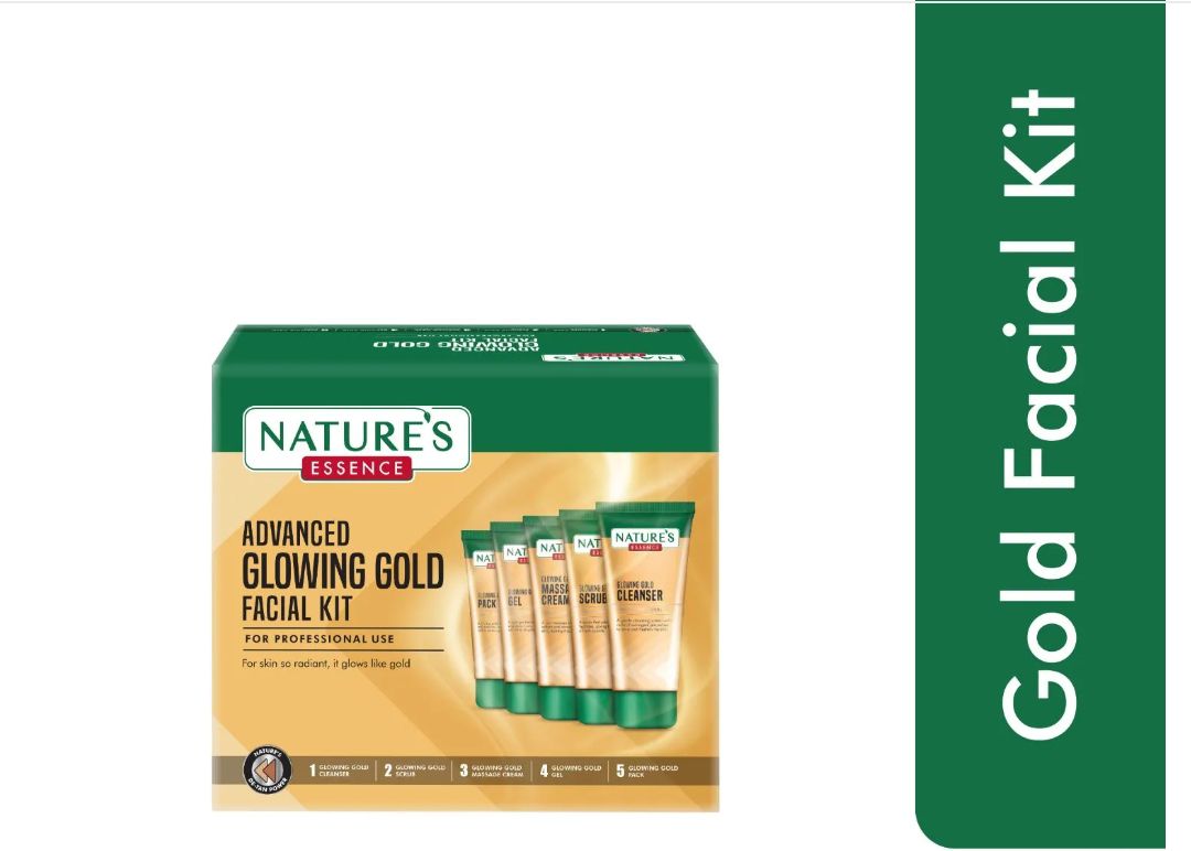 Nature's Essence Glowing Gold Facial Kit - Distacart