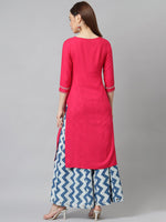 Thumbnail for Khushal K Women Embellished Mirror Work Kurta - Distacart