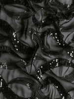 Thumbnail for Mitera Abstract Sequinned Saree - Distacart