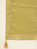 Thumbnail for Khushal K Ethnic Motifs Embroidered Sequined Kurta with Palazzos & Dupatta - Distacart