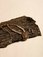 Thumbnail for Gold-Plated Pink White Stones-Studded Beaded Jewellery Set - Ruby Raang - Distacart