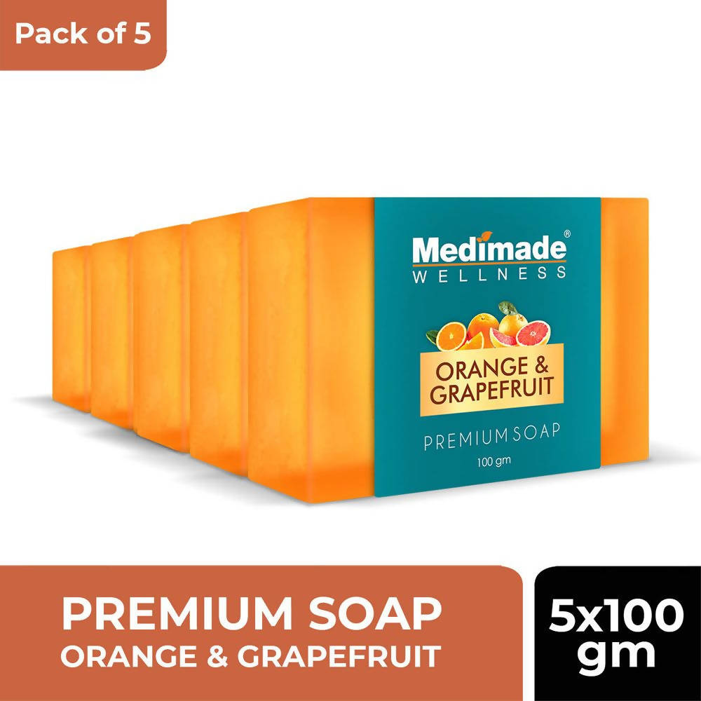 Medimade Wellness Orange & Grapefruit Premium Soap