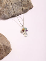 Thumbnail for Women's Silver-Plated Chain - Ruby Raang - Distacart