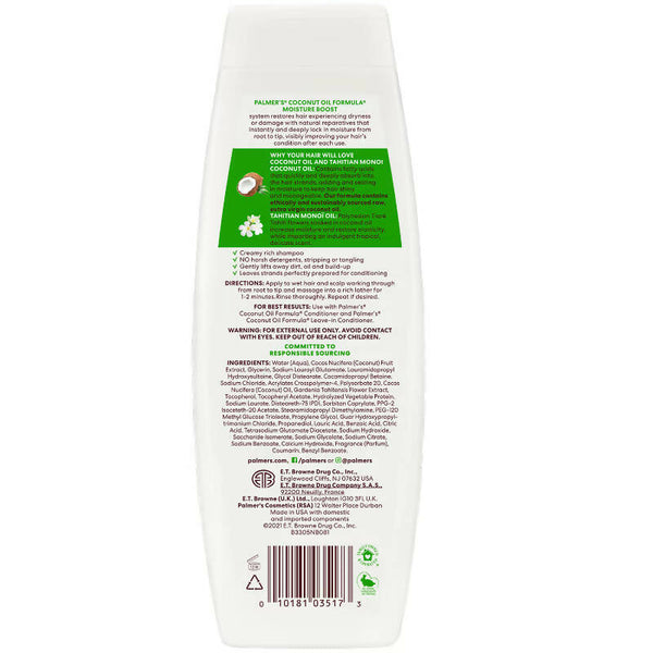 Palmer's Coconut Oil Formula Moisture Boost Shampoo - Distacart