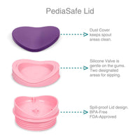 Thumbnail for Vaya Drynk Kid'S Stainless Steel Tumbler With Spill-Proof Pediasafe Lid - 350ml (Pink) - Distacart