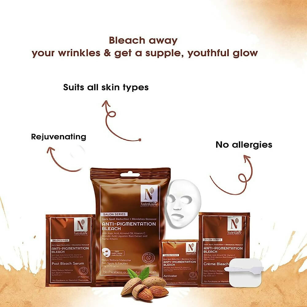 NutriGlow Advanced Organics Anti-pigmentation Bleach (6 in 1) - Distacart