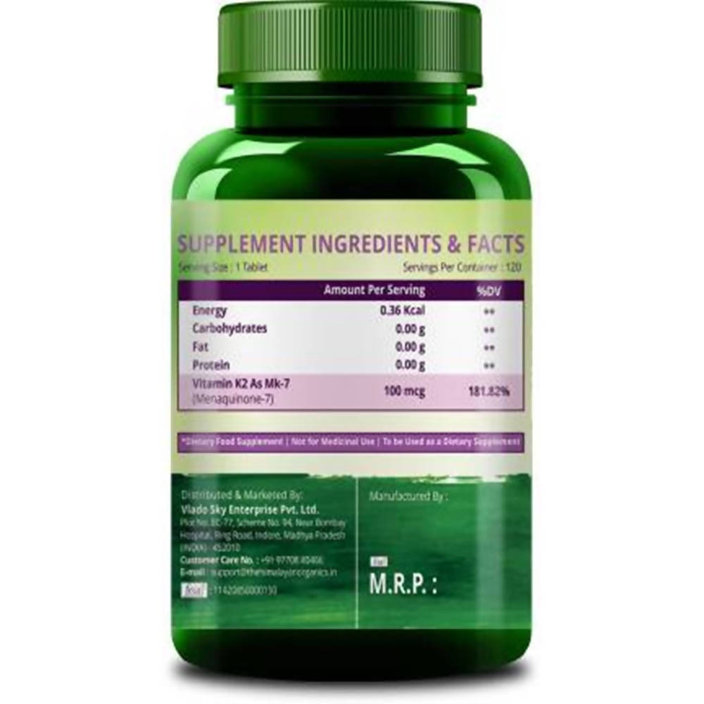 Himalayan Organics Vitamin K2 100 Mcg Tablets online