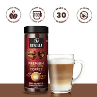 Thumbnail for Bevzilla 100% Arabica Instant Classic Strong Coffee Powder - Distacart