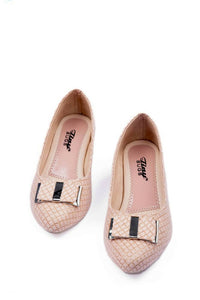 Thumbnail for Tiny Bugs Girls Party Wear Ballerinas - Rose Gold - Distacart