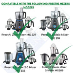 Thumbnail for Kitchen Mart Preethi Zodiac / Zion / Zodiac 2.0 Medium and Big Jar Gasket