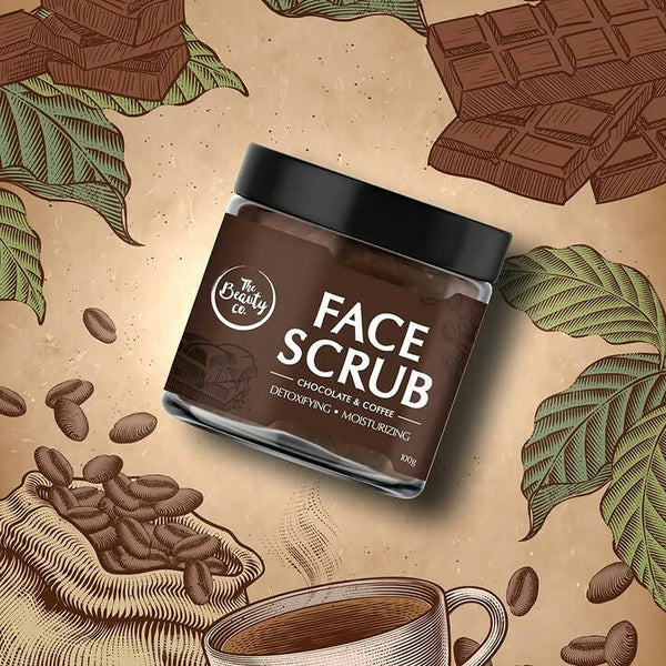 The Beauty Co. Chocolate Coffee Face Scrub - Distacart