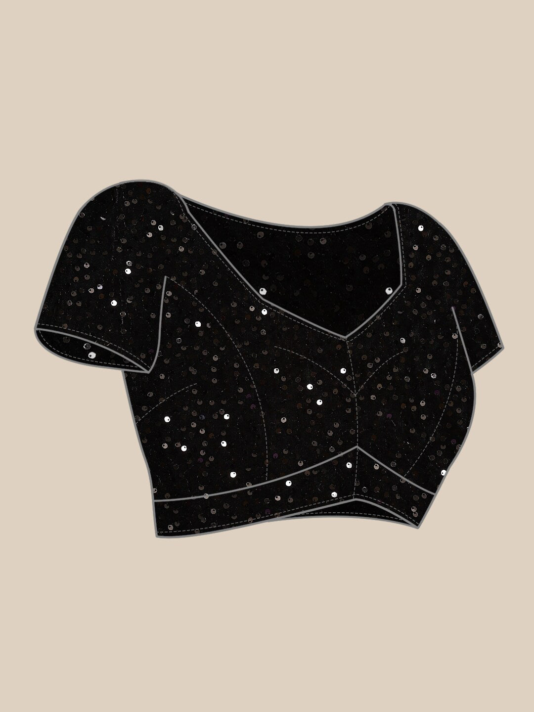 Tikhi Imli Pleated Georgette Saree - Distacart