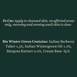 Thumbnail for Winter Green Spot Correcting Anti Acne Cream usage