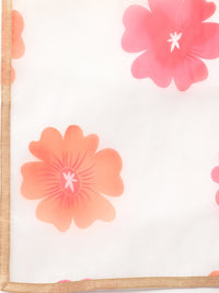 Thumbnail for Kalini Women Floral Printed Chanderi Cotton Kurta With Trousers & Dupatta - Distacart