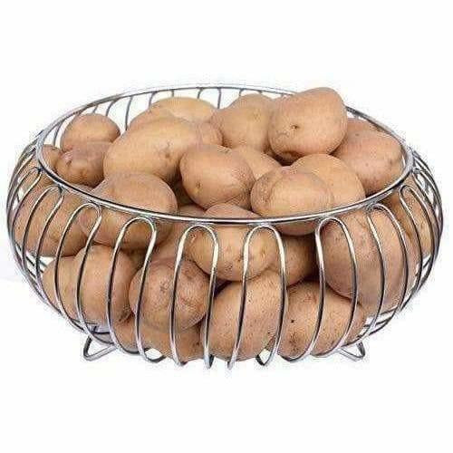 Stainless Steel Vegetable and Fruit Bowl Basket - Distacart