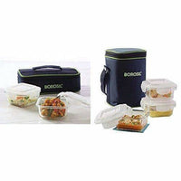 Thumbnail for Glass Tiffin Set, 320ml, Set of 2 - Distacart