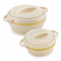 Thumbnail for Finish Ivory Gold Casserole- Set of 2 - Distacart