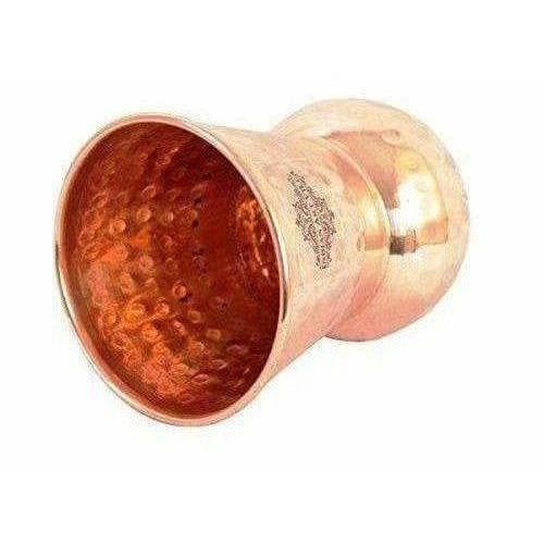 Copper Glass Tumbler, Drink ware & Serve ware - Set Of 2 - Distacart