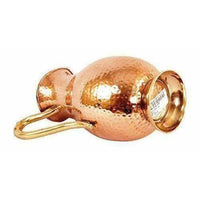 Thumbnail for Steel Copper Jug Pitcher with Brass Handle - Distacart
